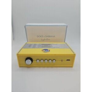 DOLCE & GABBANA Bluetooth Mini Speaker Yellow Italian Zest Radio Dolce Gabana